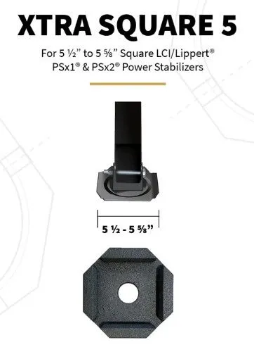 SNAPPAD XTRA SQUARE 5 - 4 PK F